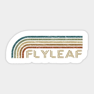 Flyleaf Retro Stripes Sticker